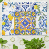 シチリア、夏、柑橘系キッチンタオル キッチンタオル (折り畳み)