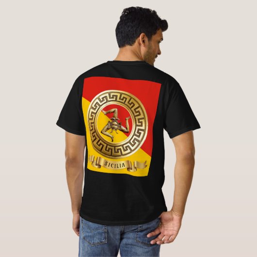 シチリア Tシャツ (裏面フル)
