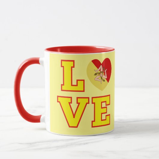 シチリアLOVEマグ マグカップ (左)