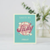 シチリーイタリアホリデーレトロヴィンテージはがき ポストカード (スタンド正面)