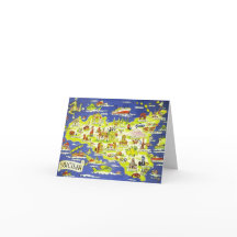 シチリーブルー折り畳みカードの画像