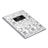 シッお洒落クパーソナライズされたなブ結婚ライド計画 ノートブック (右側)