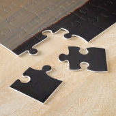 シッかわいらしピー川の日没のベンチ ジグソーパズル (側面)