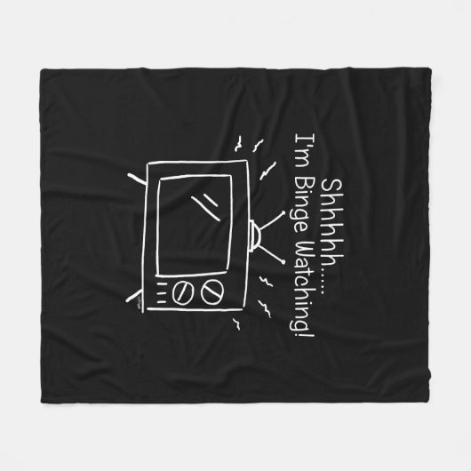 シッちょっと見てみたい フリースブランケット (正面(横))