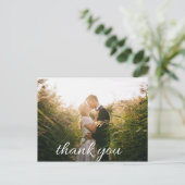 シッインスパイアク結婚の感謝はがき ポストカード (スタンド正面)