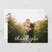 シッインスパイアク結婚の感謝はがき ポストカード (正面/裏面)