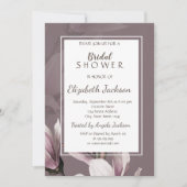 シッエレガントクマグノリアブライダルシャワー 招待状 (正面)