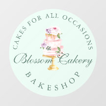 &シッエレガントクミントウォーターカラーフローラケーキベーカリー