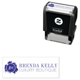 シッエレガントクモダン・モノグラム事業名 セルフインキングスタンプ