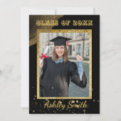 シッエレガントク卒業招待状 招待状 (正面)