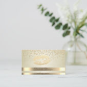 シッエレガントク、ストライプダイヤモンド – キラキラ輝くリップ 名刺 (スタンド正面)