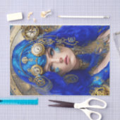 シッカラフルクスチームパンクティッシュペーパー 薄葉紙 (クラフト)