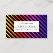 シッカラフルクストライプ 名刺 (裏面)