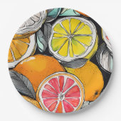 シッカラフルツ ペーパープレート (正面)