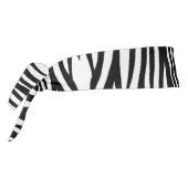 シッガーリークスタイリッシュ白黒ゼブラプリント タイヘッドバンド (回転270)