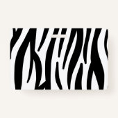 シッガーリークスタイリッシュ白黒ゼブラプリント バッジ (裏面)