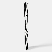 シッガーリークスタイリッシュ白黒ゼブラプリント Case-Mate iPhoneケース (裏面 / 左)