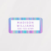 シッガーリークパーソナライズされたネーム服 ラベル (デザイン1)