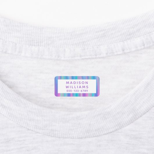 シッガーリークパーソナライズされたネーム服 ラベル (貼付)