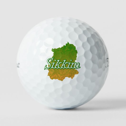 シッキム州 ゴルフボール (正面)