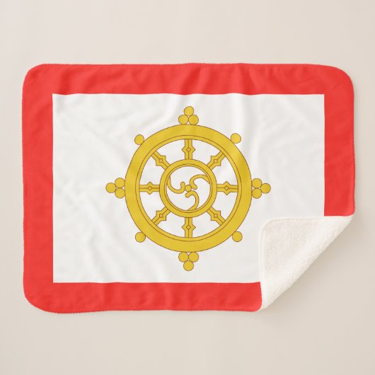 シッキム王国の旗 シェルパブランケット (正面(横))