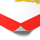 シッキム王国の旗 ポスター (角)