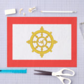 シッキム王国の旗 薄葉紙 (クラフト)