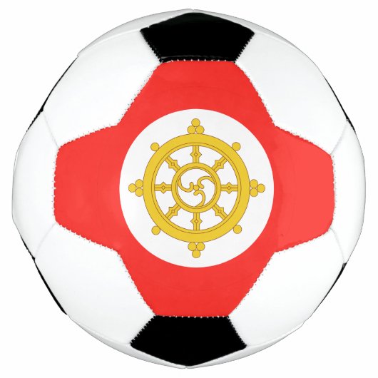 シッキム王国旗 サッカーボール (正面)