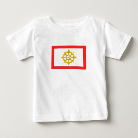 シッキム王国旗 ベビーTシャツ (正面)