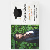 シックおめでとう大学院写真2025パーティー 横断幕 (縦)