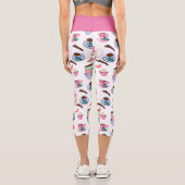 シックおもしろいティーパーティー カプリレギンス (裏面)