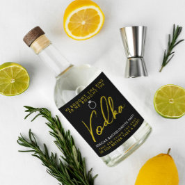 シックおもしろいバチェロレッテリキュールボトルラ リキュールボトルラベル