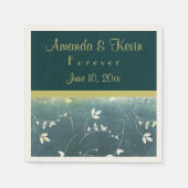 シックおよびエレガントヴィンテージパターン スタンダードカクテルナプキン (正面)