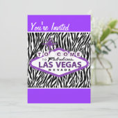シックお尻ラスベガスバチェロレッテ招待状 招待状 (スタンド正面)