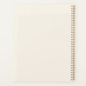 シックお洒落バタフライエレガントモノグラム引用文 プランナー手帳 (裏面)