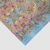 シックお洒落フラワーガーデンウォーター絵画カラー 薄葉紙 (詳細)