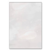 シックお洒落ヴィンテージフローラモノグラ結婚ム テーブルナンバー (裏面)