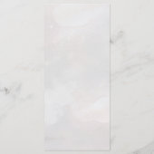 シックお洒落ヴィンテージフローラモノグラ結婚ム メニュー (裏面)