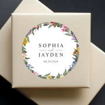 シックお洒落ヴィンテージフローラモノグラ結婚ム