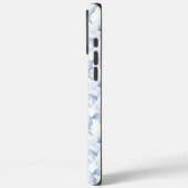 シックかわいらしな青の白い花 Case-Mate iPhoneケース (裏面 / 左)