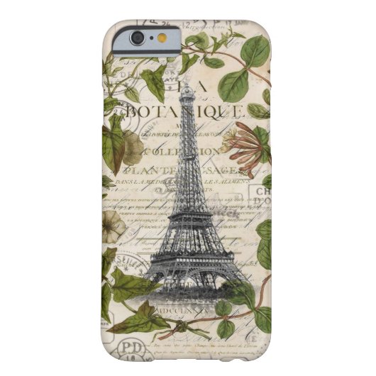 シックかわいらしガーリーi love parisエッフェルタワー Case-Mate iPhoneケース (裏面)