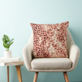 シックかわいらしバラガーリー金ゴールドレオパード クッション (椅子)