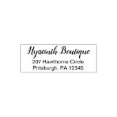 シックかわいらしビジネス差出人住所 セルフインキングスタンプ (デザイン)