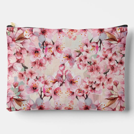 シックさくらんぼフラズメイクアップバッグ アクセサリーポーチ (正面)