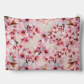 シックさくらんぼフラズメイクアップバッグ アクセサリーポーチ (裏面)