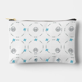 シックでエレガントなリボン＆花デザイン アクセサリーポーチ