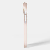 シックでエレガントなローズゴールドのラメ大理石模様 Case-Mate iPhoneケース (裏面 / 左)
