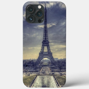 シックでエレガントなヴィンテージのエッフェル塔パリフランス iPhone 13 PRO MAXケース