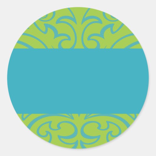 シックでカスタマイズ可能なシール ラウンドシール (正面)