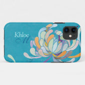 シックでカラフルなミイラの花のモノグラムのiPhone 5つのケース Case-Mate iPhoneケース (裏面(横))